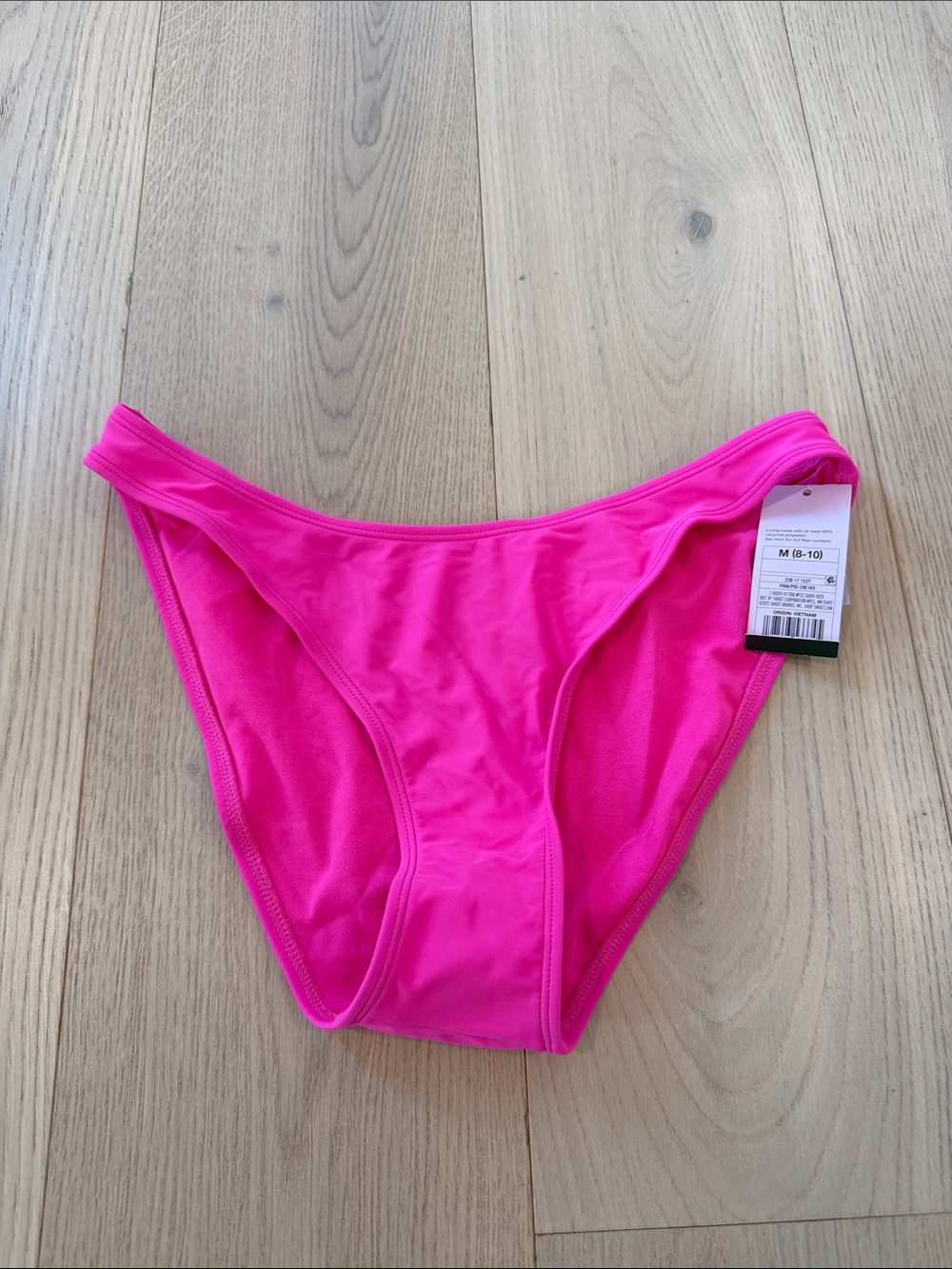 NWT Wild Fable Bright Hot Pink Bikini Bottoms Size Medium / 8-10
